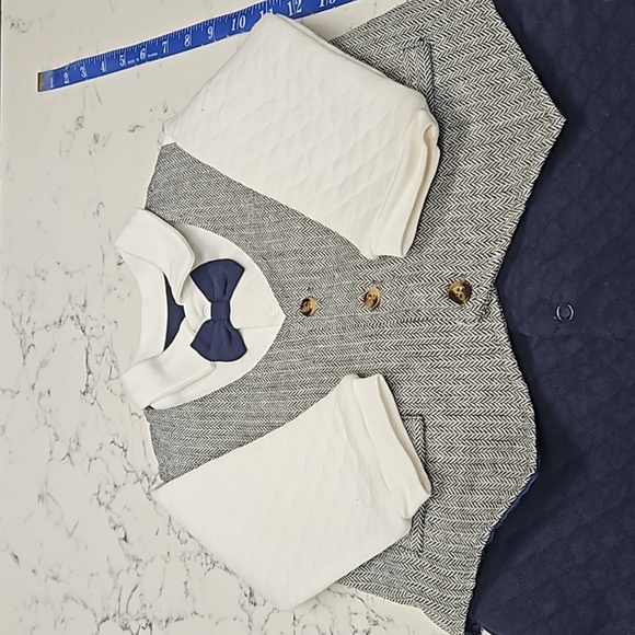 Baby Boy Tuxedo Outfit - Picture 3 of 6